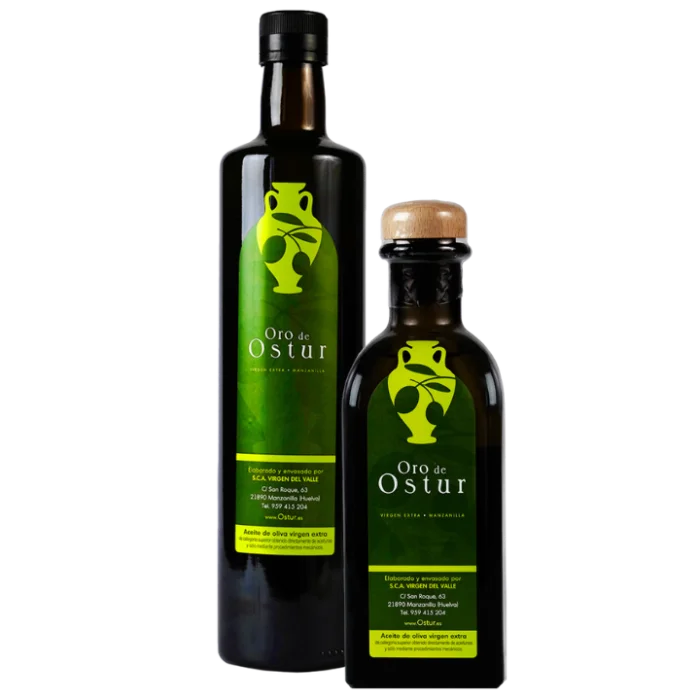 Aceite de oliva virgen extra formatos de mesa
